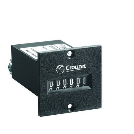 CROUZET Electromechanical Impulse Counter, 36 X 37MM, 110 VDC 99776605